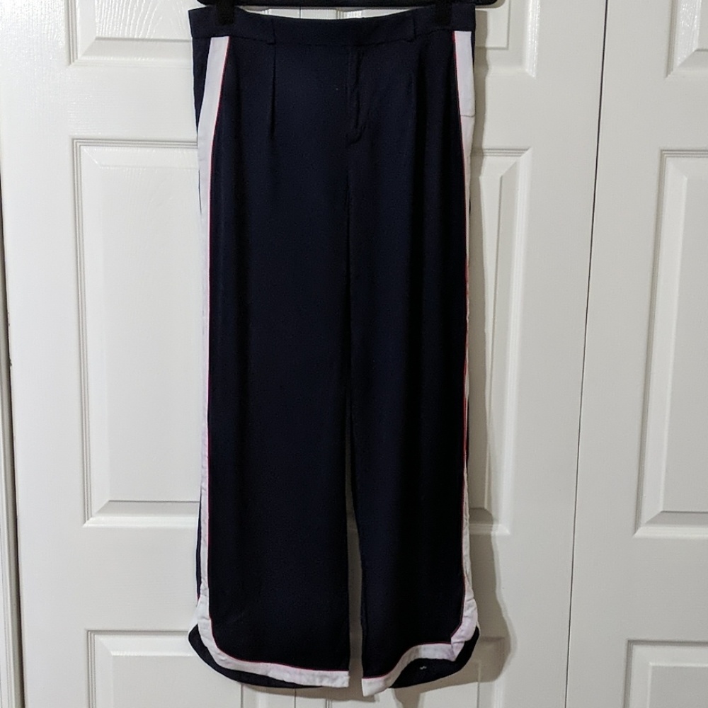 Wide Leg Tuxedo Pants